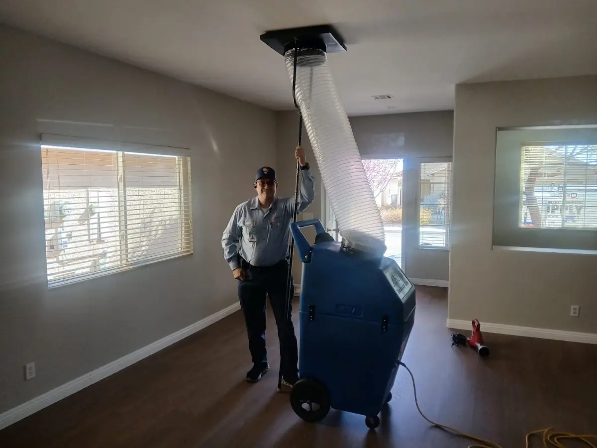 Professional Dryer Vent Cleaning work inside a Pulaski home